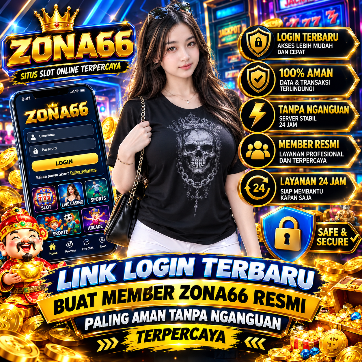 Link Login Terbaru Buat Member ZONA66 Resmi Paling Aman Tanpa Nganguan Terpercaya